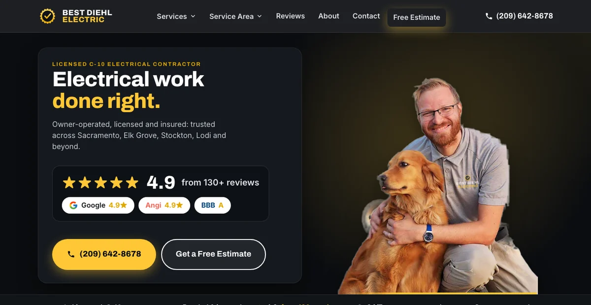 Best Diehl Electric website after the Digilu rebuild